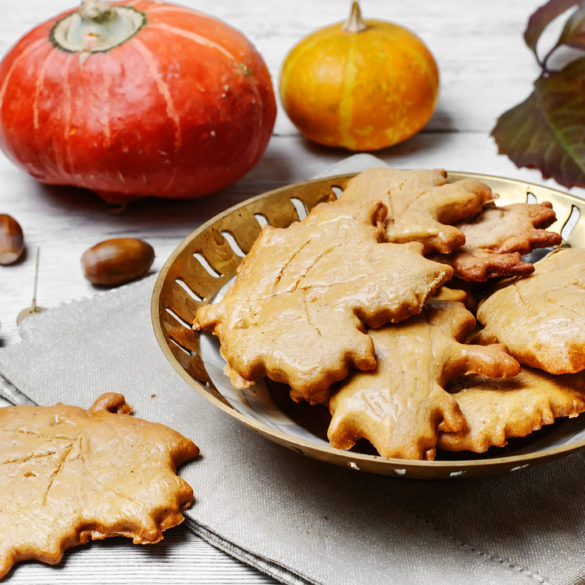 Ароматне печиво у формі листя