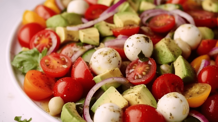 Salat-z-ogirkіv-i-avokado-cheri-mozarela